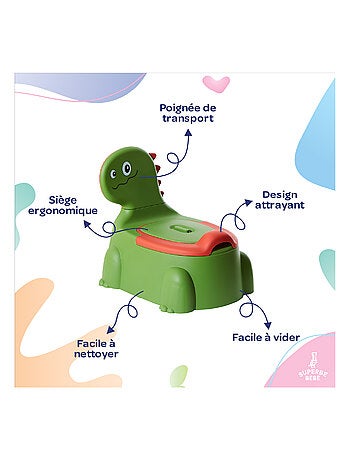 Pot toilette bébé - DINO | SUPERBE BEBE