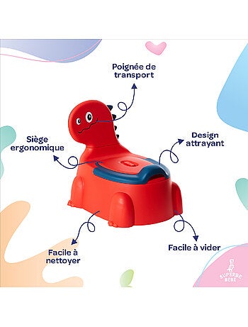 Pot toilette bébé - DINO | SUPERBE BEBE