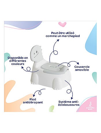 Pot toilette bébé - DINO | SUPERBE BEBE