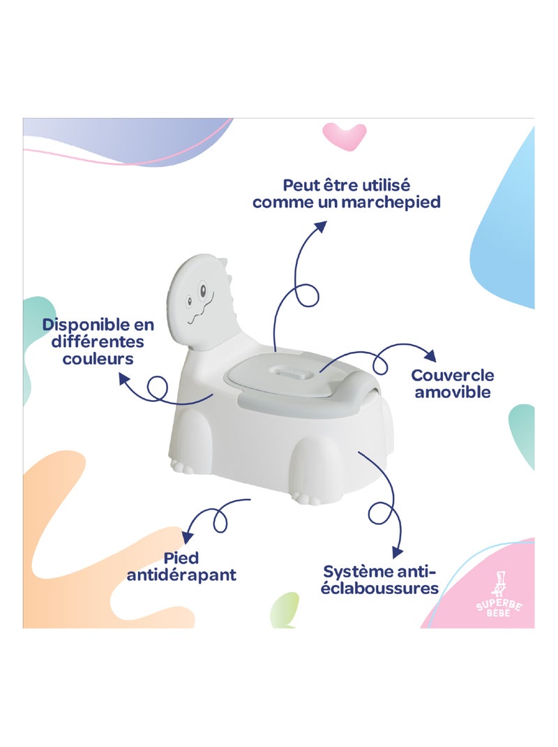 Pot toilette bébé - DINO | SUPERBE BEBE Vert - Kiabi
