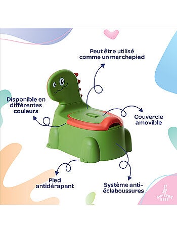Pot toilette bébé - DINO | SUPERBE BEBE