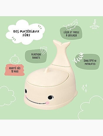 Pot toilette bébé - Whalinou | SUPERBE BEBE