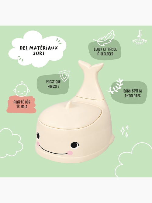 Pot toilette bébé - Whalinou | SUPERBE BEBE - Kiabi