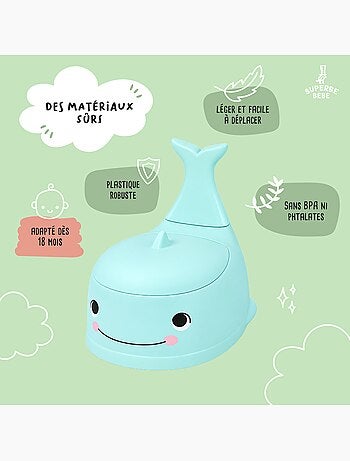 Pot toilette bébé - Whalinou | SUPERBE BEBE