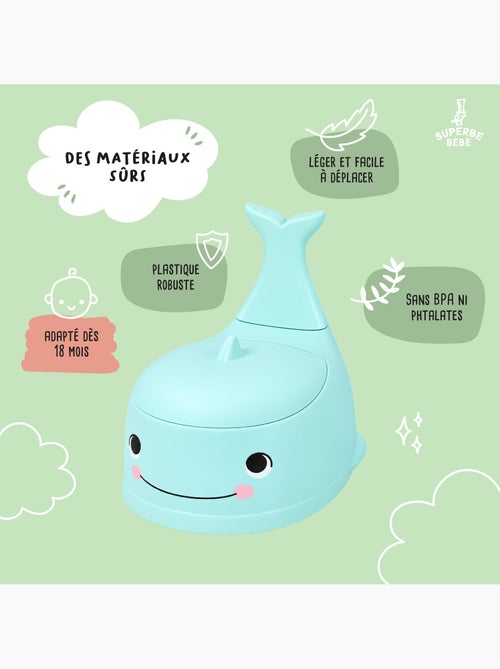 Pot toilette bébé - Whalinou | SUPERBE BEBE - Kiabi