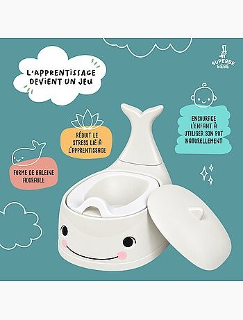 Pot toilette bébé - Whalinou | SUPERBE BEBE