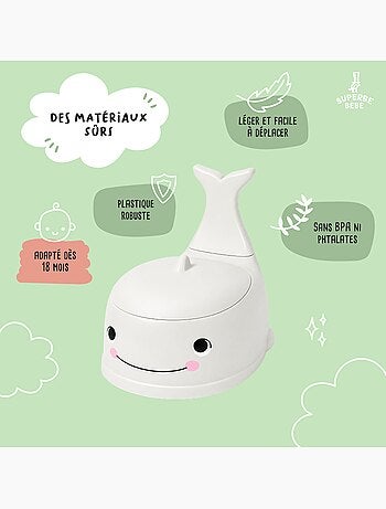 Pot toilette bébé - Whalinou | SUPERBE BEBE