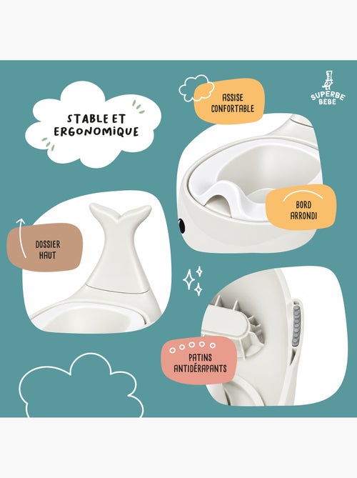 Pot toilette bébé - Whalinou | SUPERBE BEBE - Kiabi