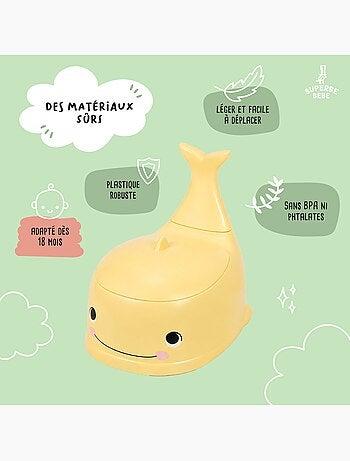 Pot toilette bébé - Whalinou | SUPERBE BEBE