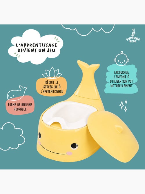 Pot toilette bébé - Whalinou | SUPERBE BEBE - Kiabi