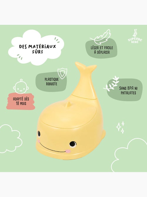 Pot toilette bébé - Whalinou | SUPERBE BEBE - Kiabi