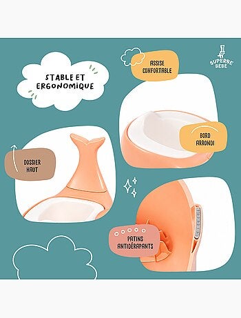 Pot toilette bébé - Whalinou | SUPERBE BEBE