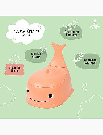Pot toilette bébé - Whalinou | SUPERBE BEBE