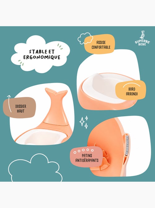 Pot toilette bébé - Whalinou | SUPERBE BEBE - Kiabi