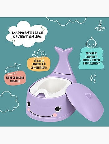 Pot toilette bébé - Whalinou | SUPERBE BEBE