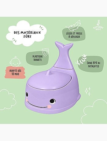 Pot toilette bébé - Whalinou | SUPERBE BEBE
