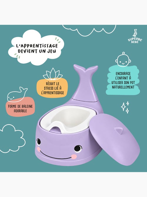 Pot toilette bébé - Whalinou | SUPERBE BEBE - Kiabi