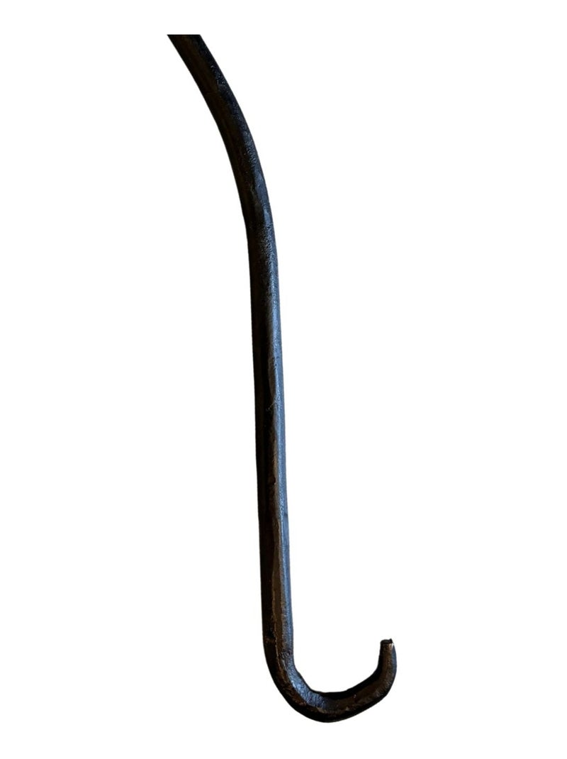 Potence XXL arrondie en métal Noir - Kiabi