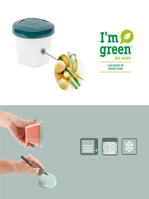 Pots de conservation Biosourcés Babybols 6x250ml 'Babymoov' - Kiabi