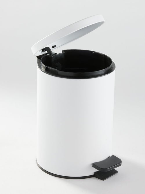 Poubelle 3L avec pédale métal BATHROOM - Kiabi