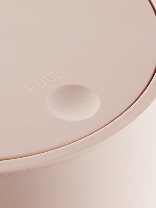 Poubelle 8,5 L avec couvercle poussoir BATHROOM - Kiabi