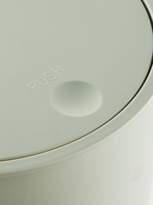 Poubelle 8,5 L avec couvercle poussoir BATHROOM - Kiabi