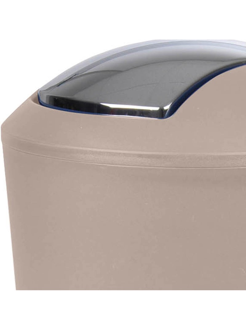 Poubelle a bascule 5.6 L Flic Flac Taupe - Kiabi