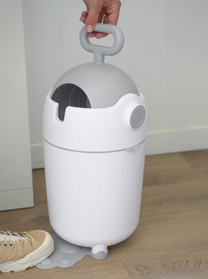 POUBELLE A COUCHES Gris - Kiabi