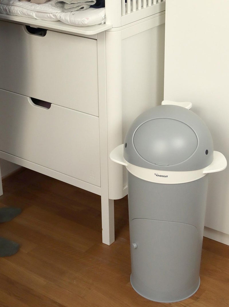 Poubelle à couches Gris foncé - Kiabi