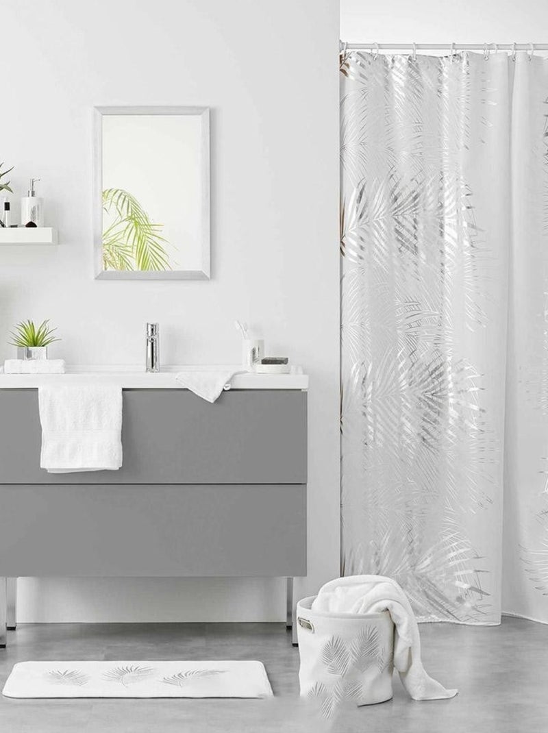 Poubelle à pédale 3L métal Orbella blanc argent Blanc - Kiabi