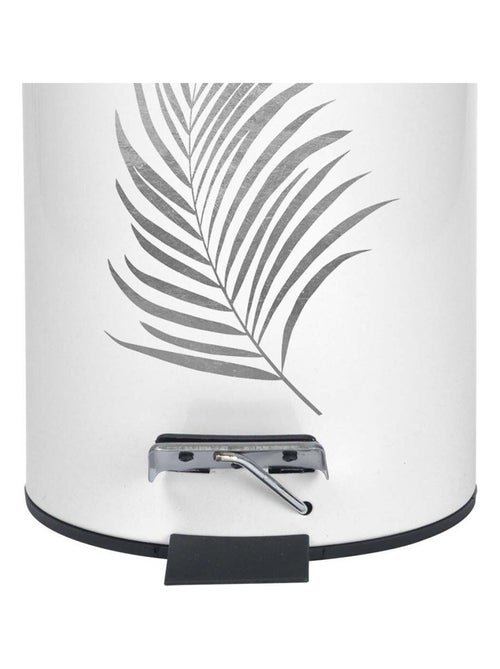 Poubelle à pédale 3L métal Orbella blanc argent - Kiabi Poubelle à pédale 3L métal Orbella blanc argent - Kiabi