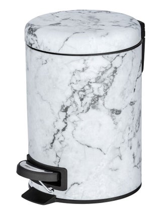 Poubelle à pédale effet marbre Onyx - 3 L