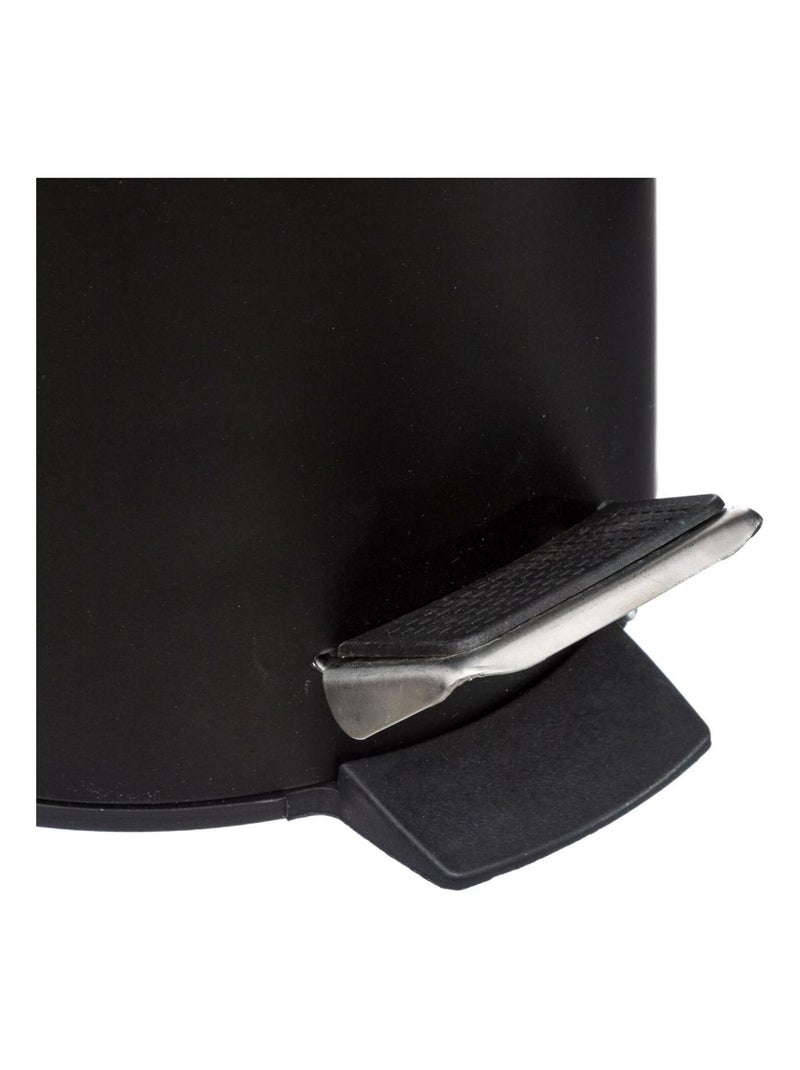Poubelle à pédale en bambou Natureo - 3 L Noir - Kiabi