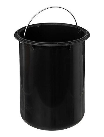Poubelle à pédale Soft close 3L Lea noir