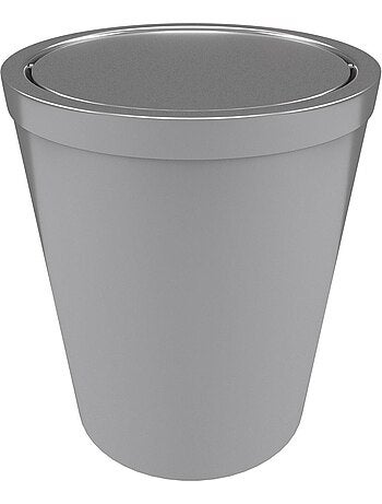 Poubelle avec couvercle pivotant