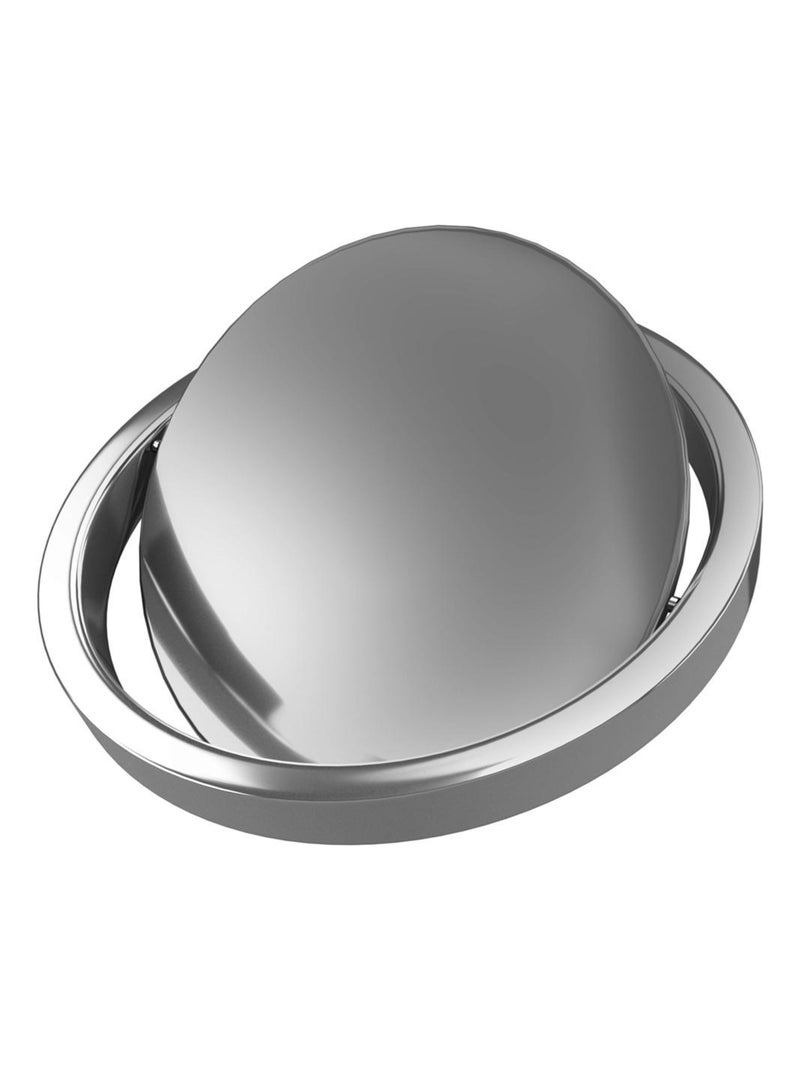 Poubelle avec couvercle pivotant Argent - Kiabi