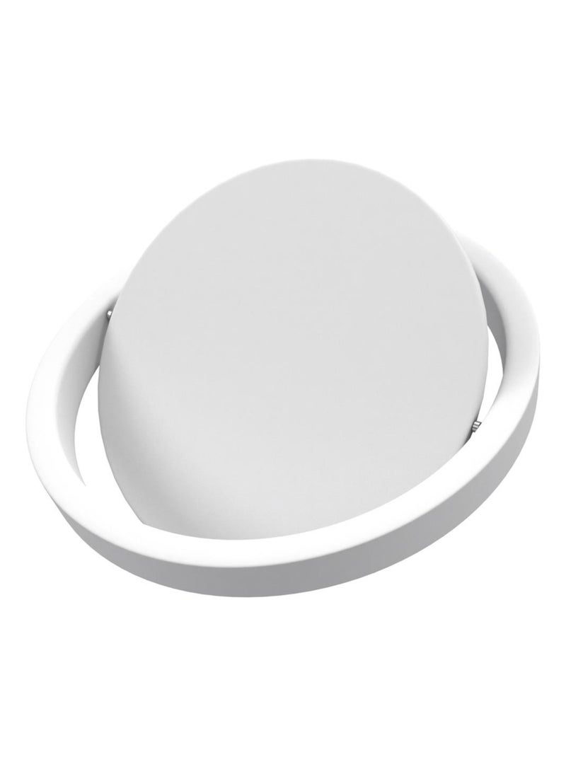 Poubelle avec couvercle pivotant Blanc - Kiabi