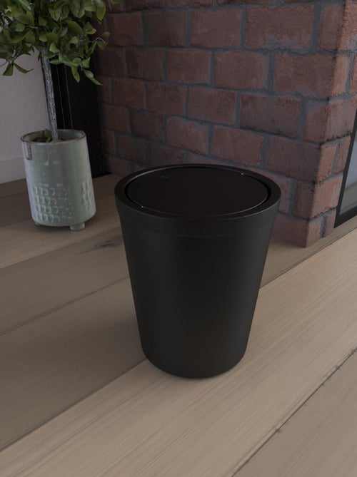 Poubelle avec couvercle pivotant - Kiabi