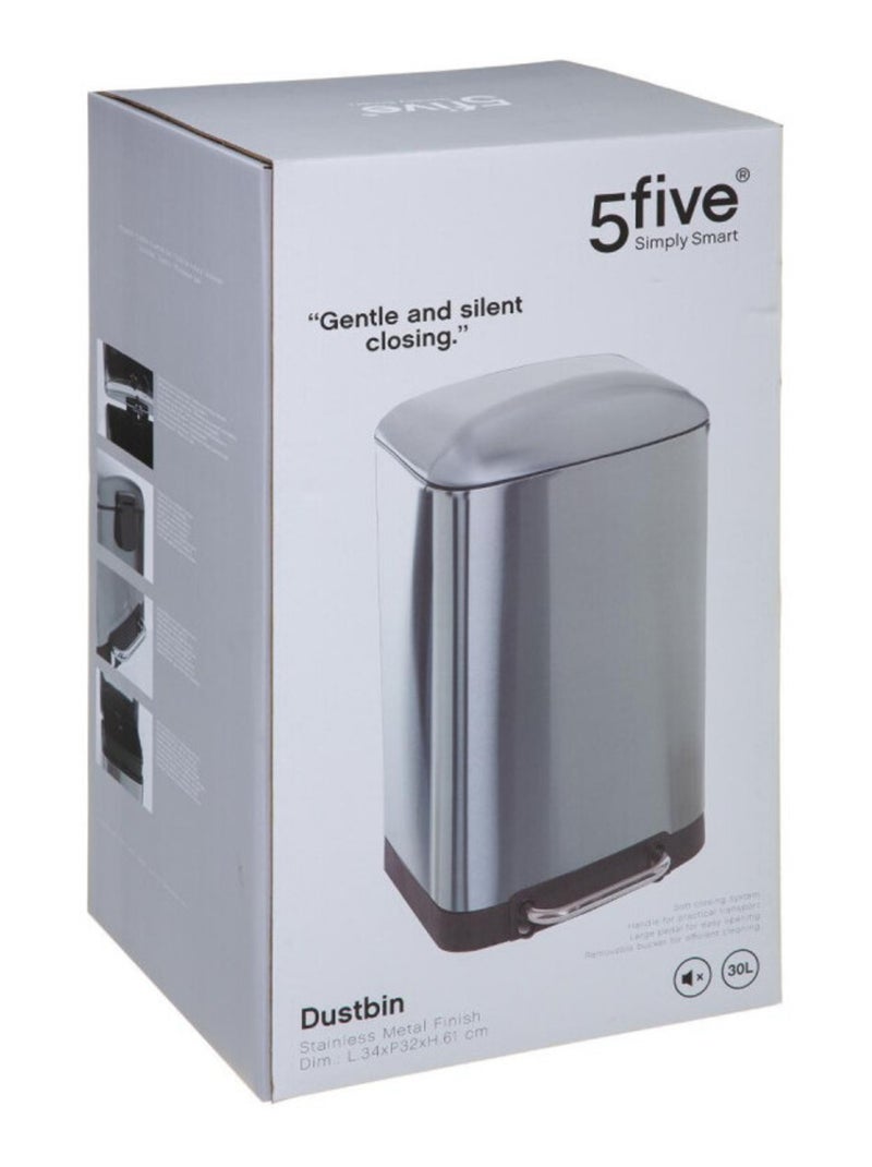 Poubelle de cuisine - Atmosphera Argent - Kiabi