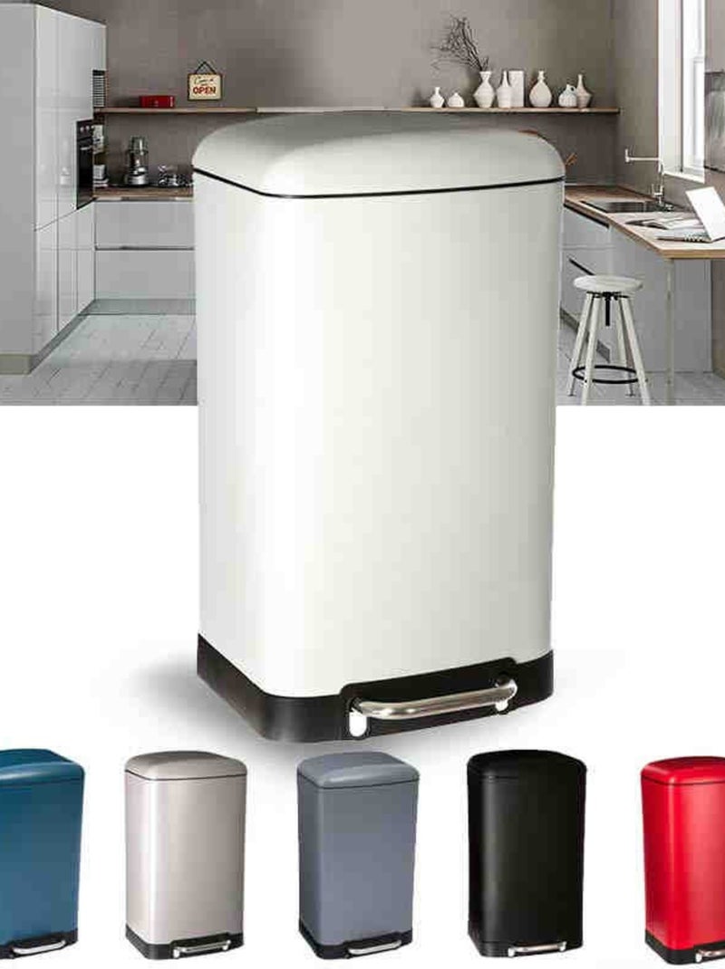 Poubelle de cuisine - Atmosphera Blanc - Kiabi