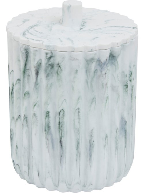 Poubelle de salle de bain 5L effet marbre MARBY - Kiabi Poubelle de salle de bain 5L effet marbre MARBY - Kiabi