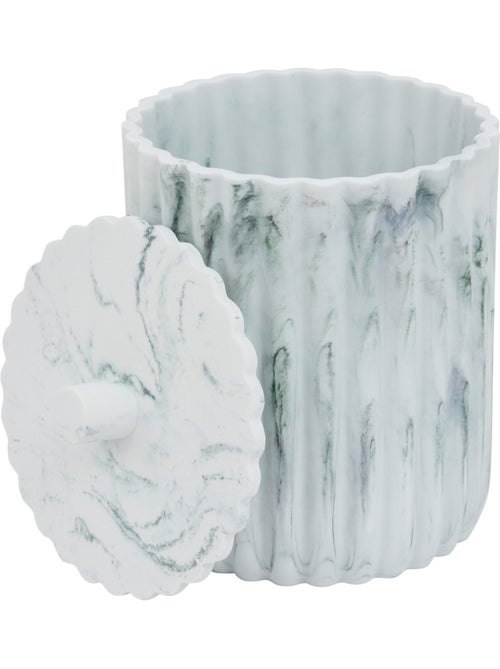 Poubelle de salle de bain 5L effet marbre MARBY - Kiabi Poubelle de salle de bain 5L effet marbre MARBY - Kiabi