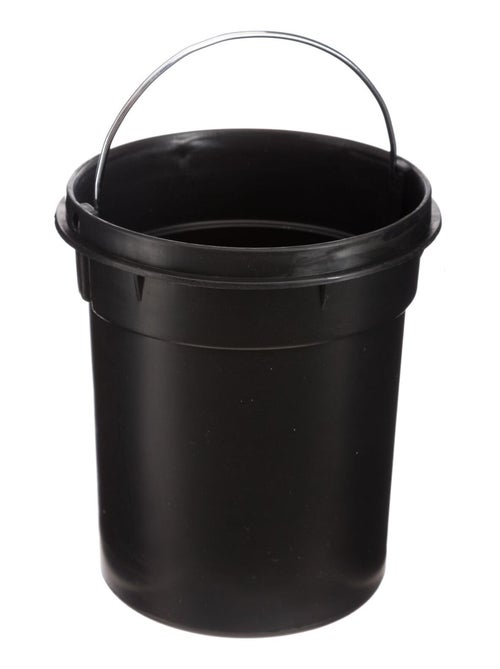 Poubelle de salle de bain à pédale en bambou et métal NATUREO - Kiabi