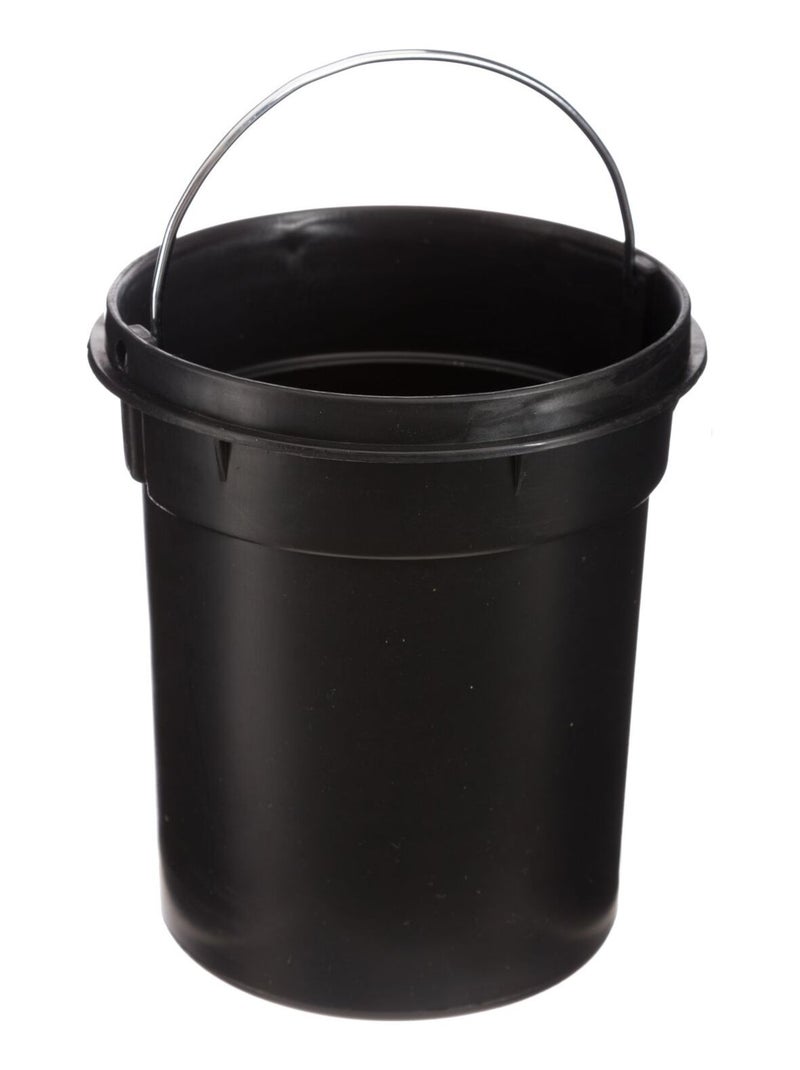 Poubelle de salle de bain à pédale en bambou et métal NATUREO Blanc - Kiabi