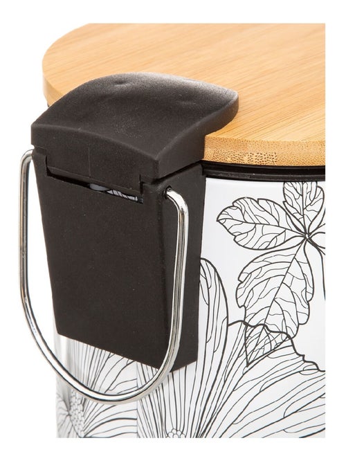 Poubelle de salle de bain collection Envole florale - Kiabi