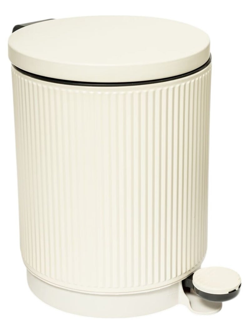 Poubelle de salle de bain collection Onyx Beige - Kiabi