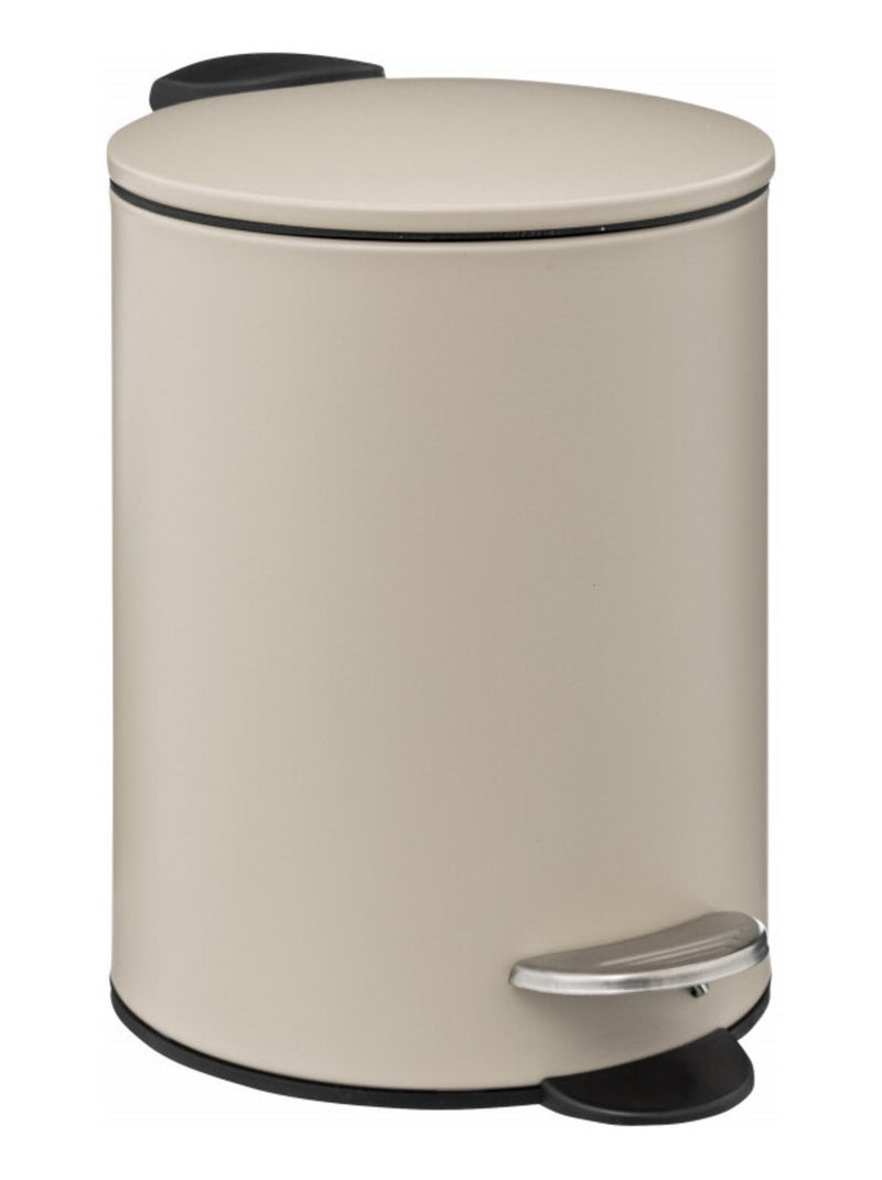 Poubelle de salle de bain & Corbeille à papier - Atmosphera Beige coquille - Kiabi