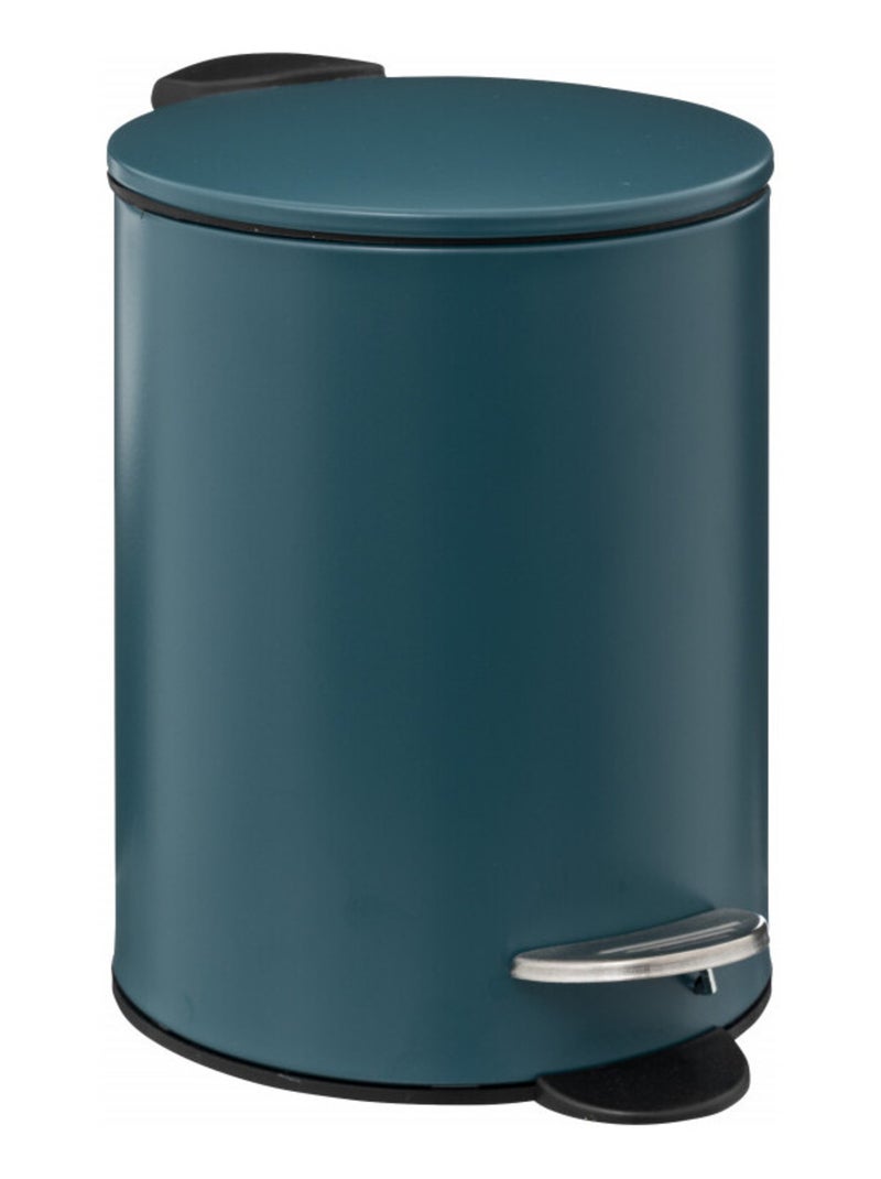 Poubelle de salle de bain & Corbeille à papier - Atmosphera Bleu pétrole - Kiabi