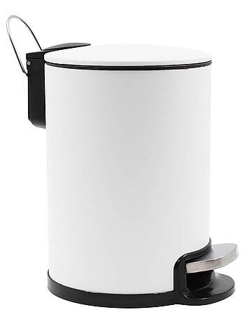 Poubelle de salle de bain métal mat
