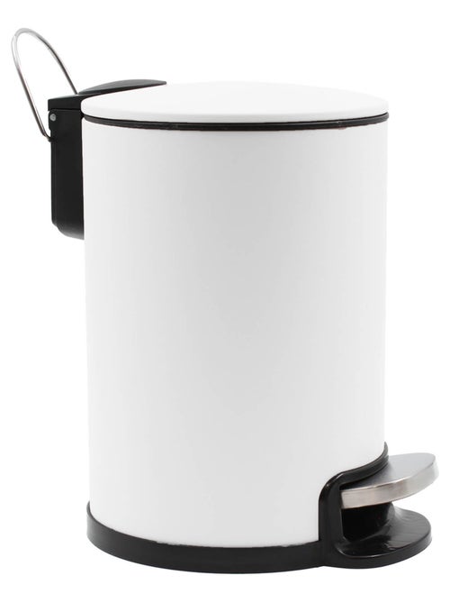 Poubelle de salle de bain métal mat - Kiabi Poubelle de salle de bain métal mat - Kiabi